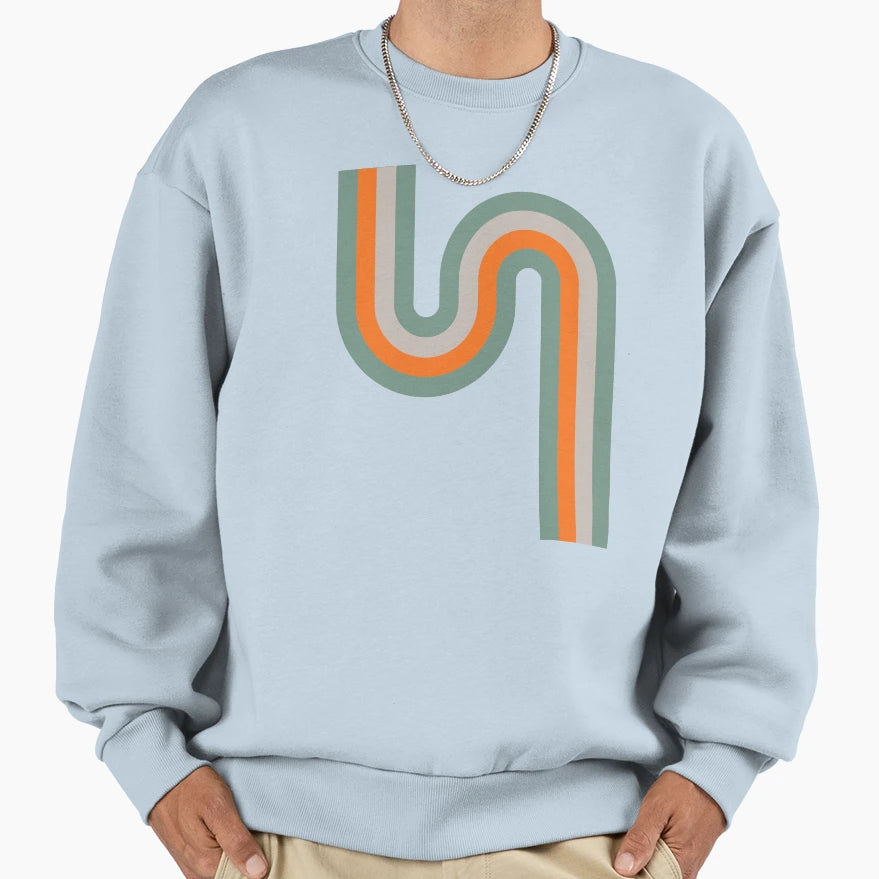 Simply Curve Sweatshirt - Fun Novelty Design Unisex - T-Shirt, Sweatshirt, Hoodie