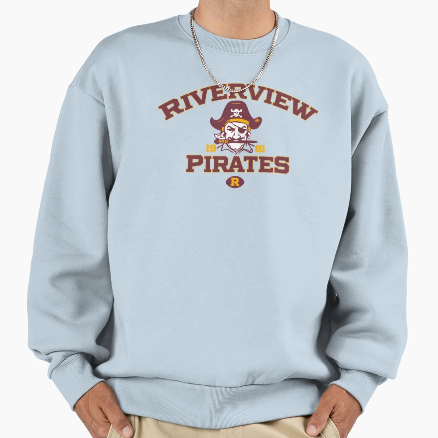 Riverview Pirates Sweatshirt - Streetwear Style for Adults - T-Shirt, Sweatshirt, Hoodie