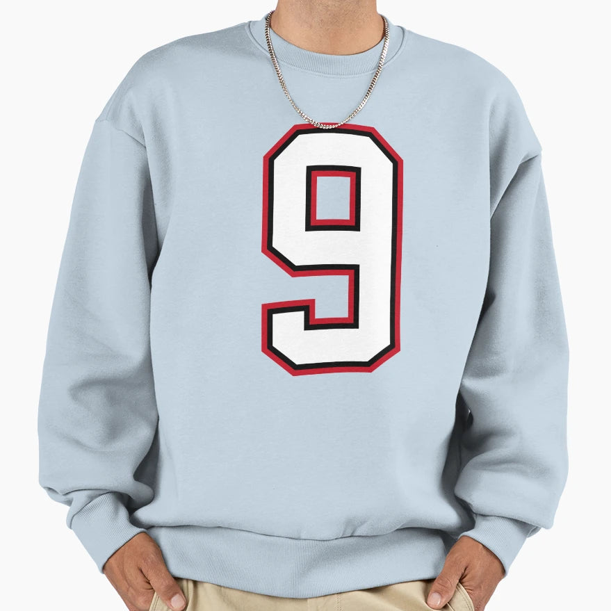 Number Nine 9 Sweatshirt - Aesthetic Graphic for Adults - T-Shirt, Sweatshirt, Hoodie