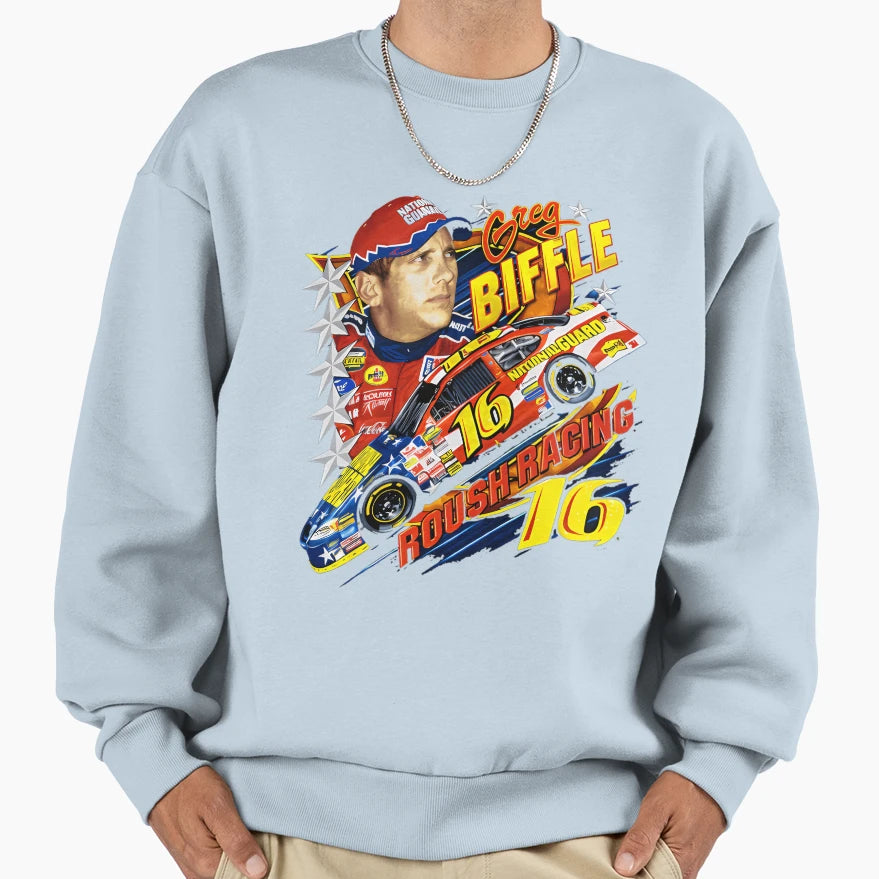 Greg Biffle 16 Roush Racing Sweatshirt - Fun Novelty Design Men Women - T-Shirt, Sweatshirt, Hoodie