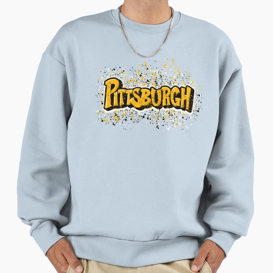 Pittsburgh Graffiti 2 Sweatshirt - Streetwear Style for Adults - T-Shirt, Sweatshirt, Hoodie