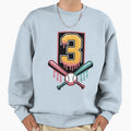 Baseball Drip Number 3 Player Or 3Rd Sweatshirt - Unique Graphic Men Women - T-Shirt, Sweatshirt, Hoodie