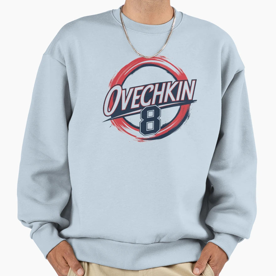 Alex Ovechkin Washington Capitals 8 Sweatshirt - Graphic Print Unisex - T-Shirt, Sweatshirt, Hoodie