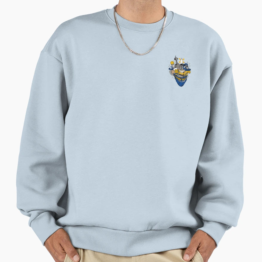 Boca Juniors Art Sweatshirt - Minimalist Print Unisex - T-Shirt, Sweatshirt, Hoodie