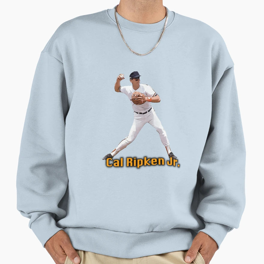 Cal Ripken Jr Sweatshirt - Custom Art Print for Adults - T-Shirt, Sweatshirt, Hoodie