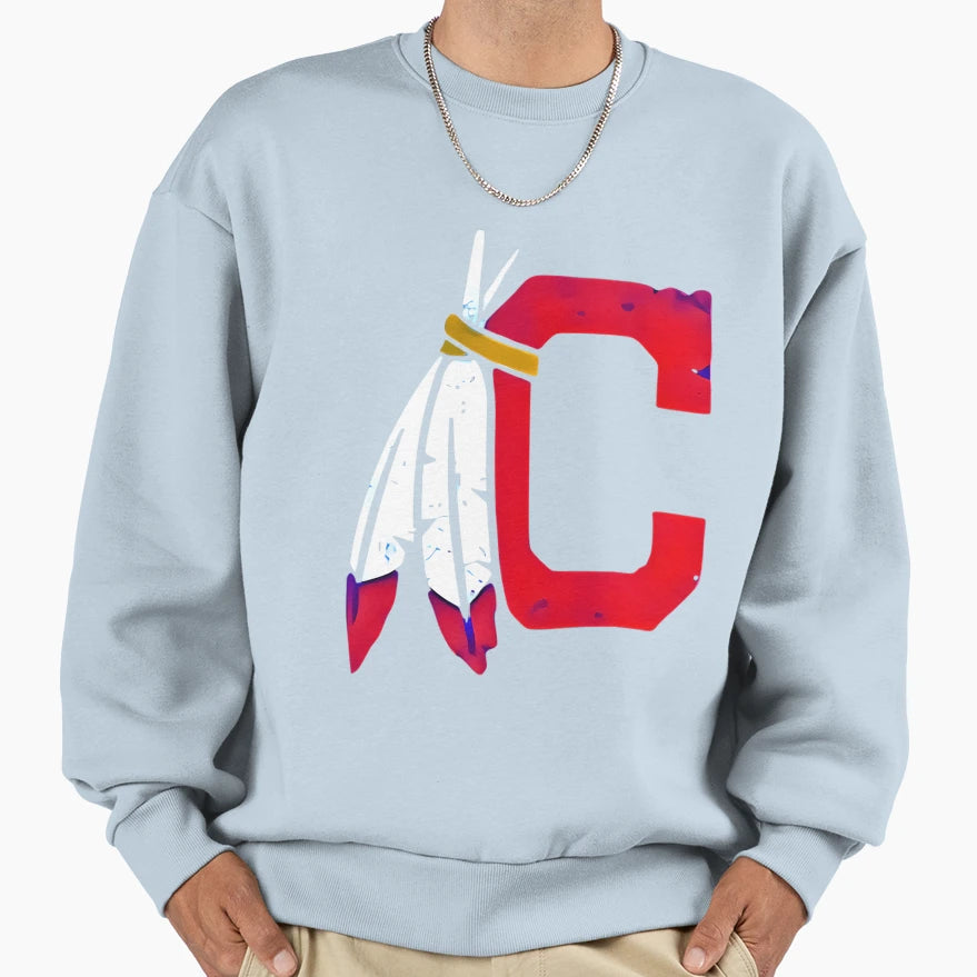 Clev Indians Sweatshirt - Minimalist Print for Adults - T-Shirt, Sweatshirt, Hoodie