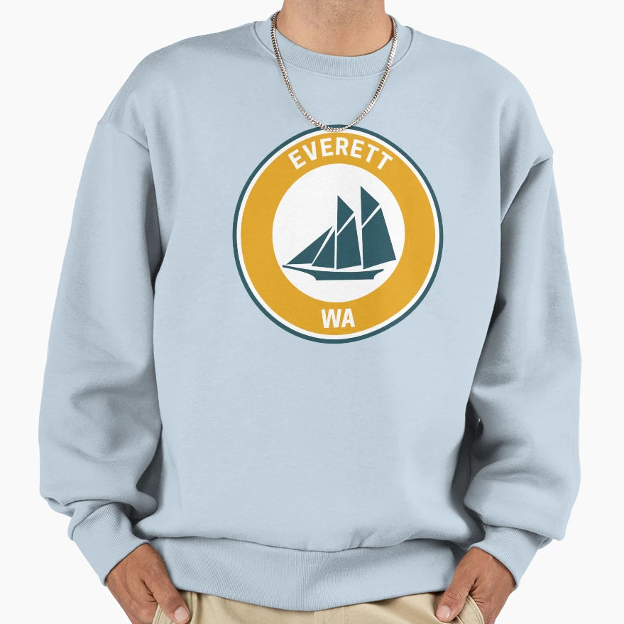 Everett Washington Sweatshirt - Fun Novelty Design Men Women - T-Shirt, Sweatshirt, Hoodie