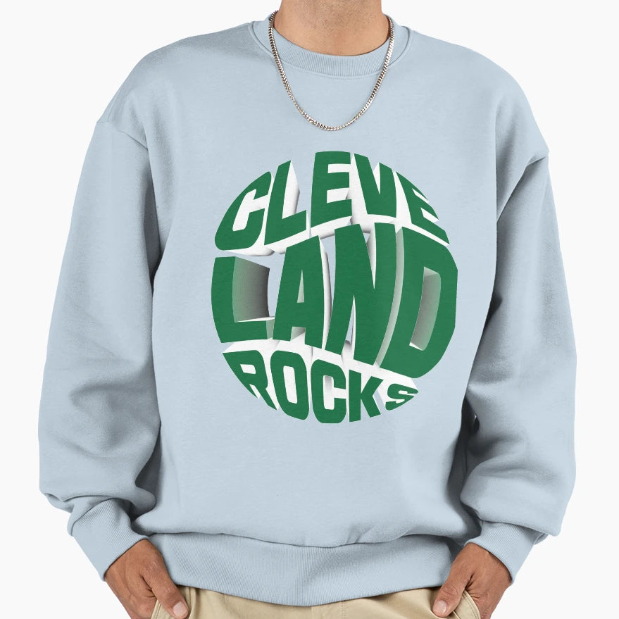 Cleveland Rocks Sweatshirt - Aesthetic Graphic for Adults - T-Shirt, Sweatshirt, Hoodie
