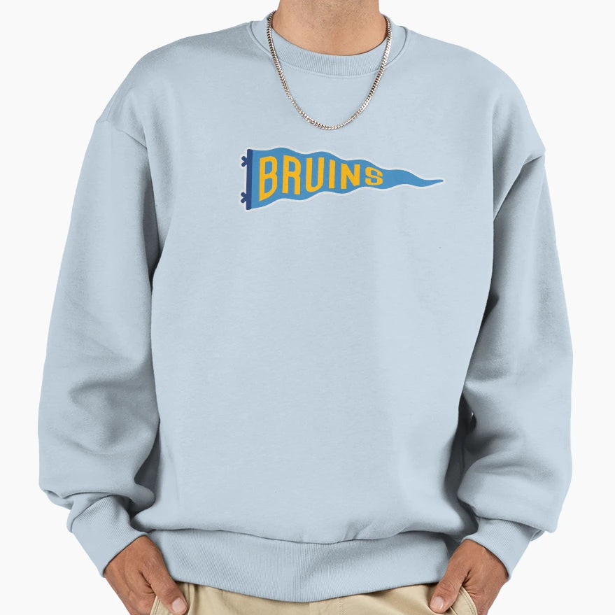 Bruins Pennant Sweatshirt - Custom Art Print Men Women - T-Shirt, Sweatshirt, Hoodie