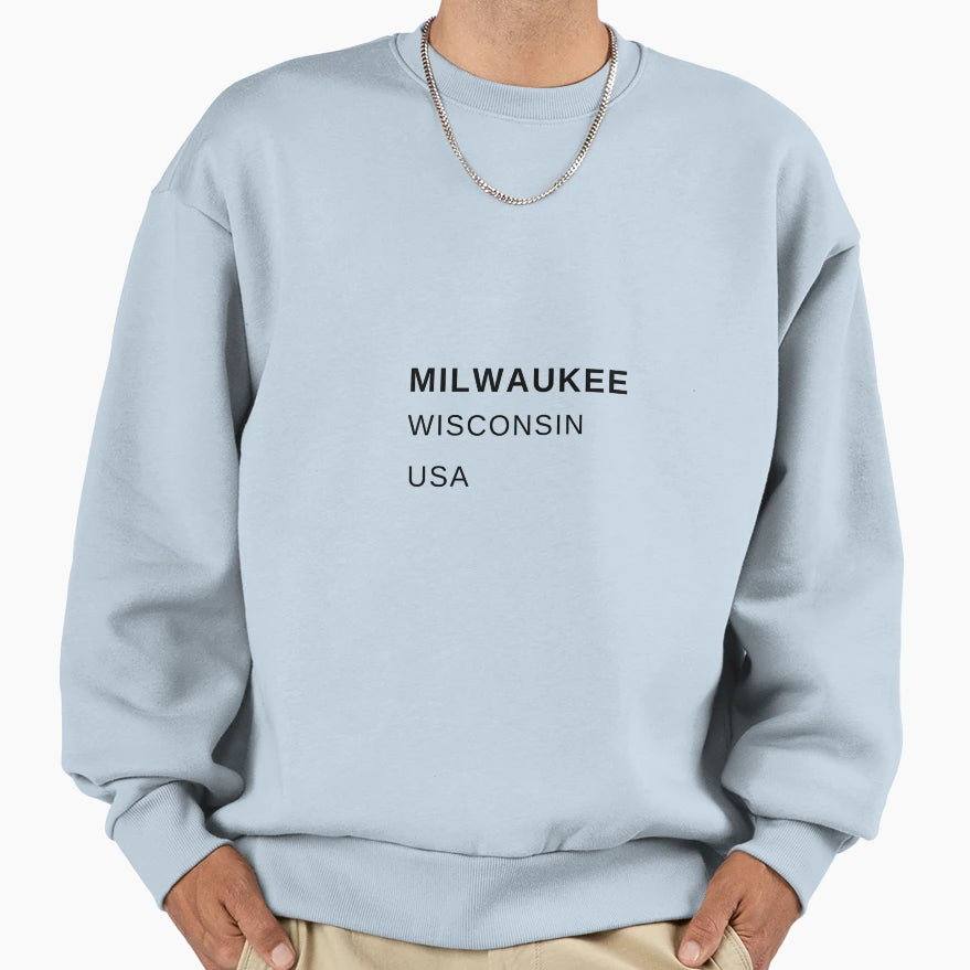 Milwaukee Sweatshirt - Unique Graphic Men Women - T-Shirt, Sweatshirt, Hoodie