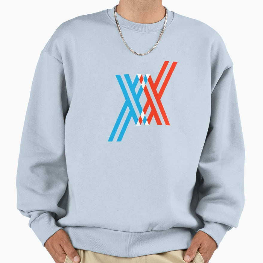 Darling Franxx Zero Two Sweatshirt - Fun Novelty Design Men Women - T-Shirt, Sweatshirt, Hoodie