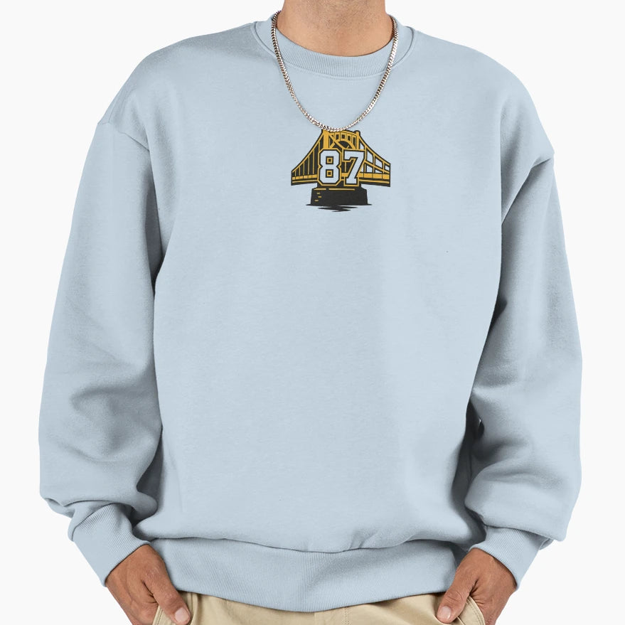 Steel City Crosby Sweatshirt - Minimalist Print for Adults - T-Shirt, Sweatshirt, Hoodie