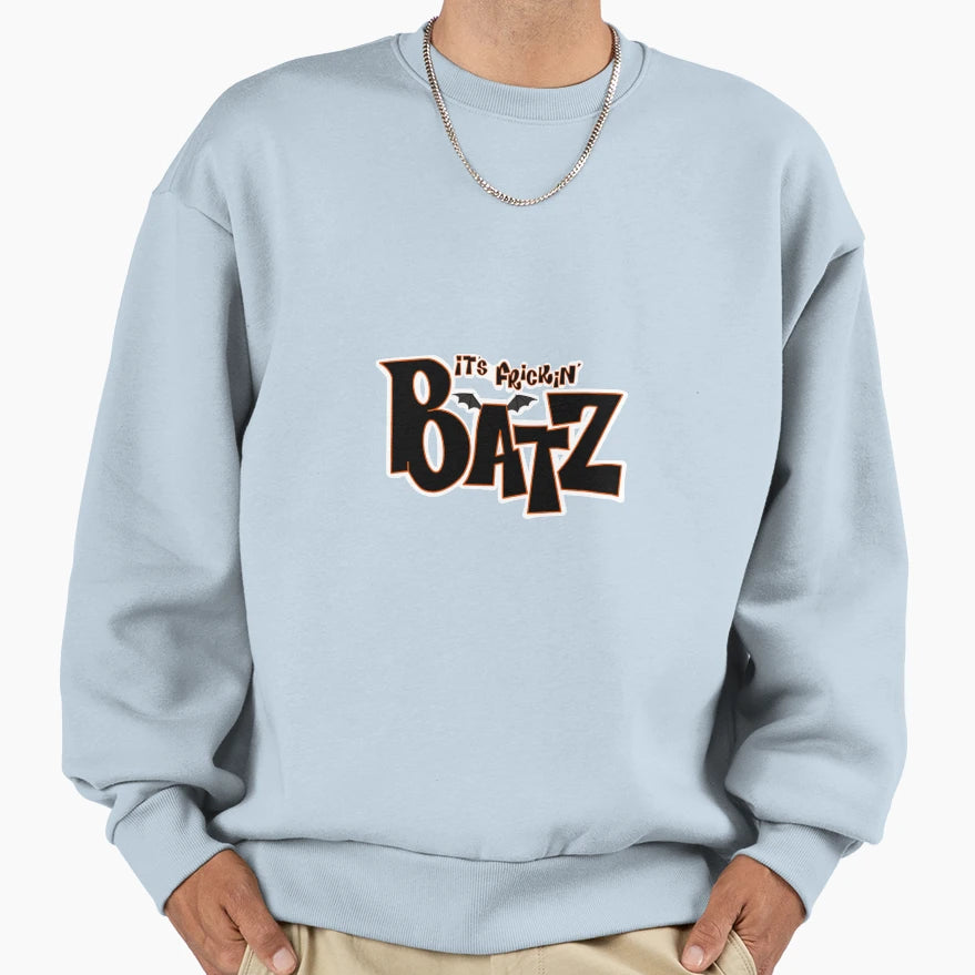 Frickin Batz Sweatshirt - Fun Novelty Design for Adults - T-Shirt, Sweatshirt, Hoodie