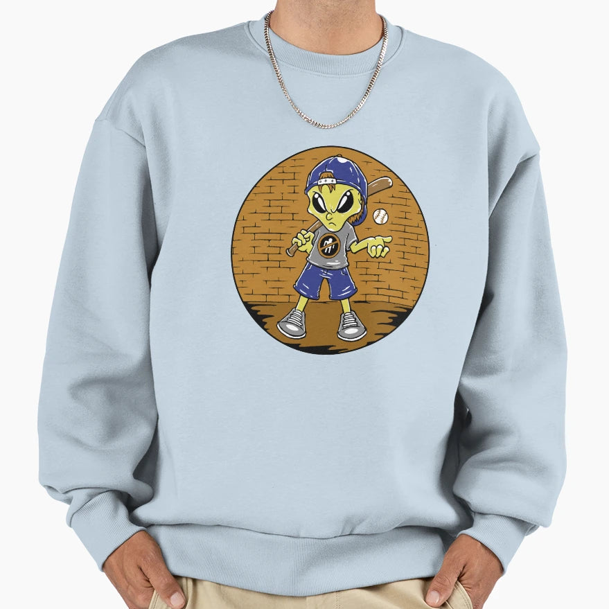 Alien Sweatshirt - Trendy Graphic Men Women - T-Shirt, Sweatshirt, Hoodie