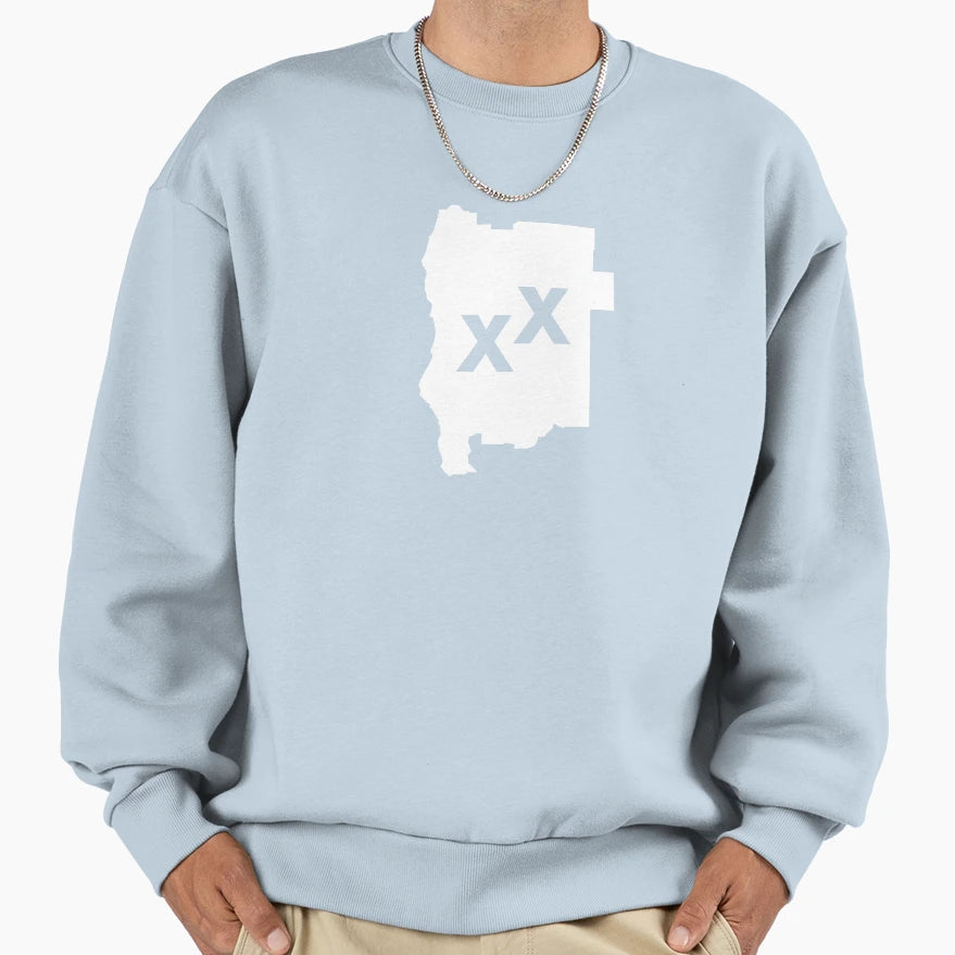 State Jefferson Sweatshirt - Minimalist Print for Adults - T-Shirt, Sweatshirt, Hoodie