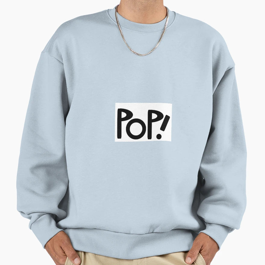 Popstuff Logo Sweatshirt - Custom Art Print Men Women - T-Shirt, Sweatshirt, Hoodie