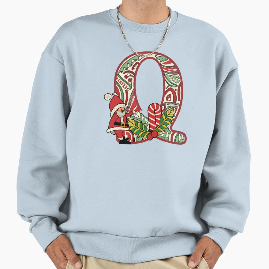 Letter Q Sweatshirt - Trendy Graphic Unisex - T-Shirt, Sweatshirt, Hoodie
