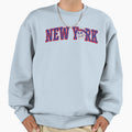 New York Blue Sweatshirt - Aesthetic Graphic Men Women - T-Shirt, Sweatshirt, Hoodie
