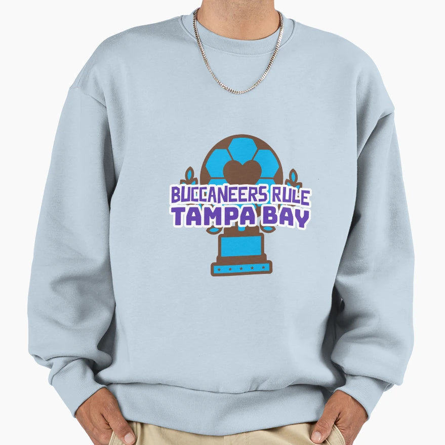 Buccaneers Rule Tampa Bay Sweatshirt - Unique Graphic Men Women - T-Shirt, Sweatshirt, Hoodie