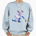 Baseball Player Sweatshirt - Unique Graphic Unisex - T-Shirt, Sweatshirt, Hoodie