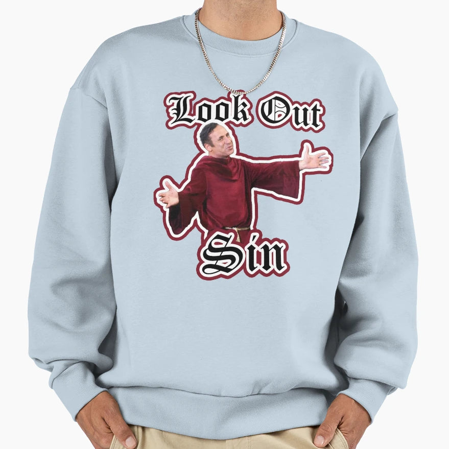 Out Sin Sweatshirt - Aesthetic Graphic for Adults - T-Shirt, Sweatshirt, Hoodie
