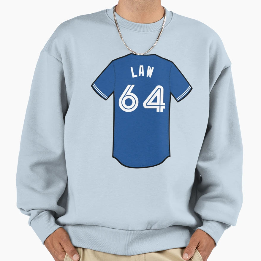 Derek Law Jersey Sweatshirt - Unique Graphic Unisex - T-Shirt, Sweatshirt, Hoodie