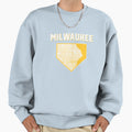 Milwaukee Baseball City Home Map Sweatshirt - Graphic Print Unisex - T-Shirt, Sweatshirt, Hoodie