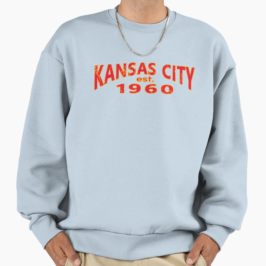 Kansas City 1960 Sweatshirt - Custom Art Print Unisex - T-Shirt, Sweatshirt, Hoodie