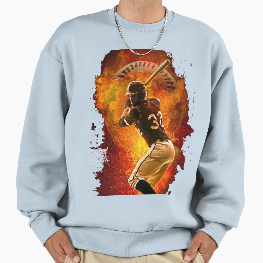 Baseball Sweatshirt - Streetwear Style for Adults - T-Shirt, Sweatshirt, Hoodie