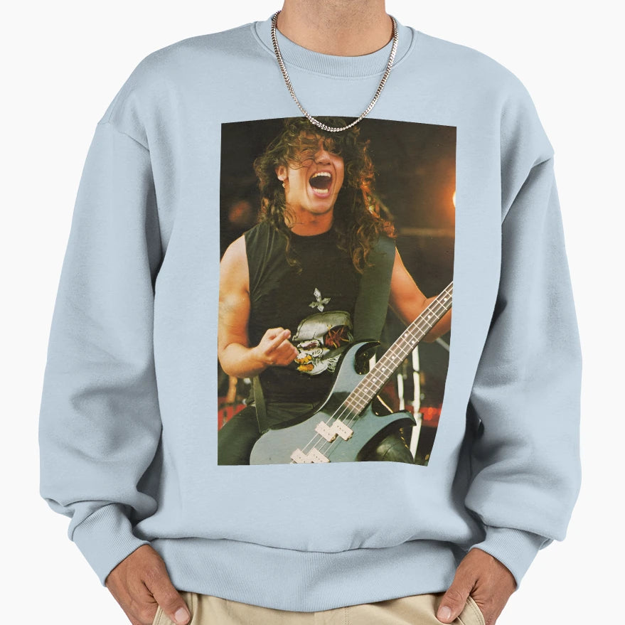 Tom Araya Energy Sweatshirt - Aesthetic Graphic Men Women - T-Shirt, Sweatshirt, Hoodie