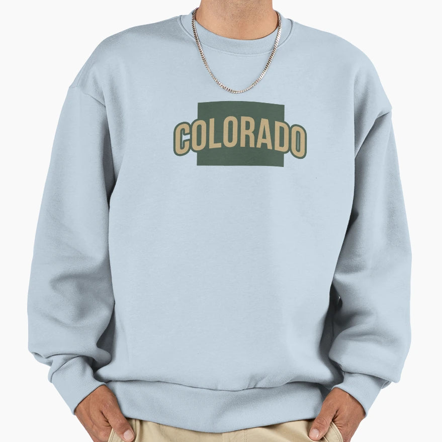 Colorado State Sweatshirt - Minimalist Print Men Women - T-Shirt, Sweatshirt, Hoodie