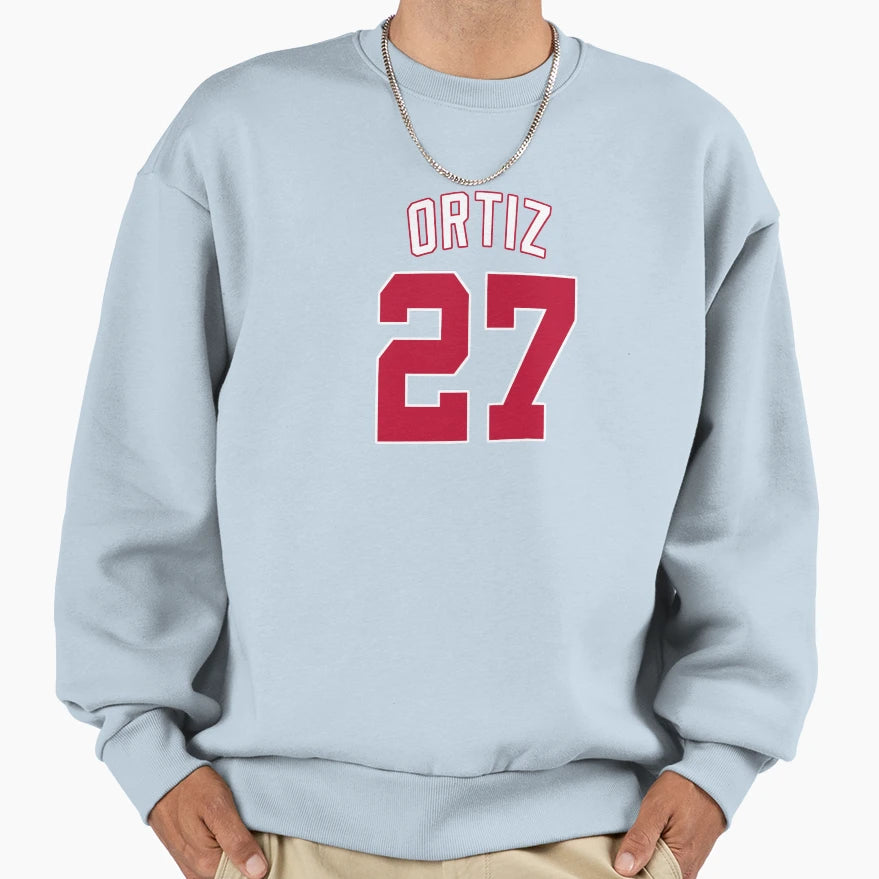 Minnesota David Ortiz 27 Sweatshirt - Trendy Graphic Unisex - T-Shirt, Sweatshirt, Hoodie