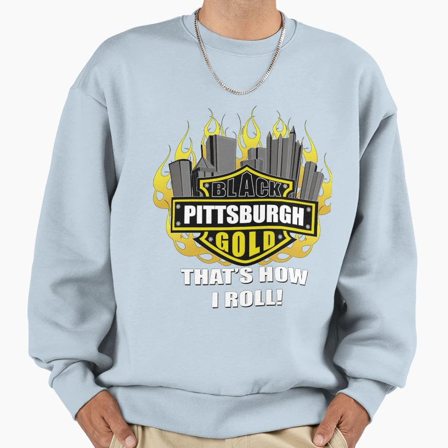 Pittsburgh Sweatshirt - Graphic Print Unisex - T-Shirt, Sweatshirt, Hoodie
