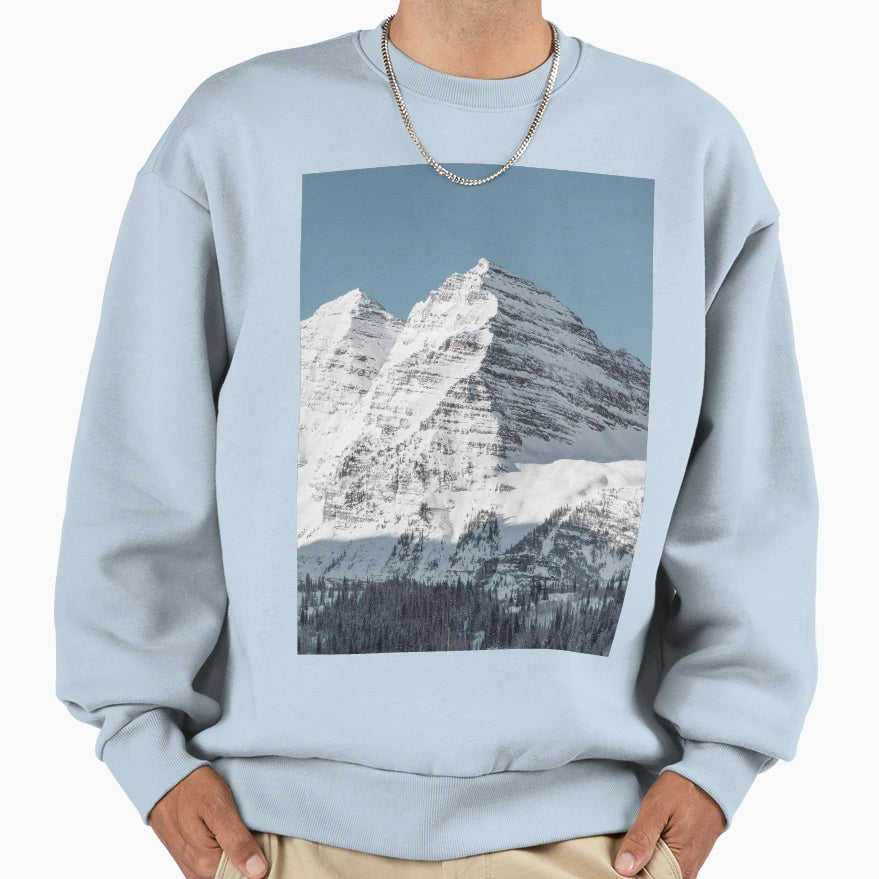 Mountains Sweatshirt - Aesthetic Graphic Men Women - T-Shirt, Sweatshirt, Hoodie