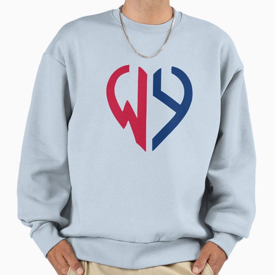 Wyoming State Abbreviation Sweatshirt - Casual Everyday Wear for Adults - T-Shirt, Sweatshirt, Hoodie