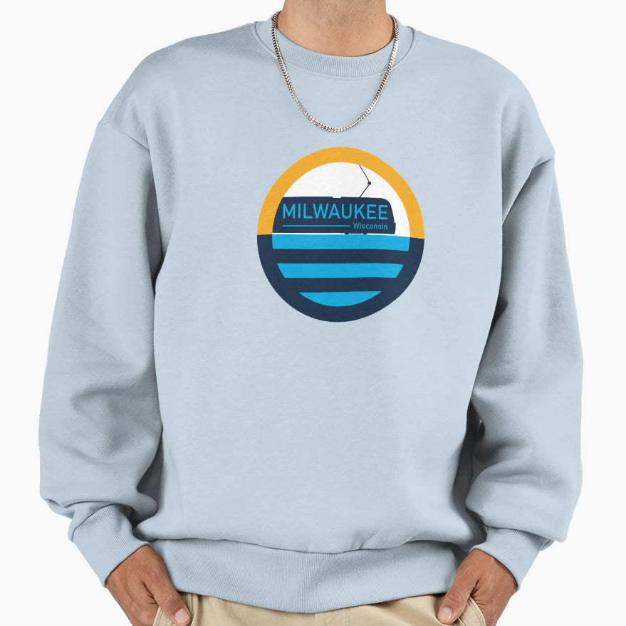 Hop Milwaukee Wisconsin Sweatshirt - Minimalist Print Unisex - T-Shirt, Sweatshirt, Hoodie