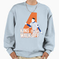 King Walkoff Blue Sweatshirt - Casual Everyday Wear for Adults - T-Shirt, Sweatshirt, Hoodie