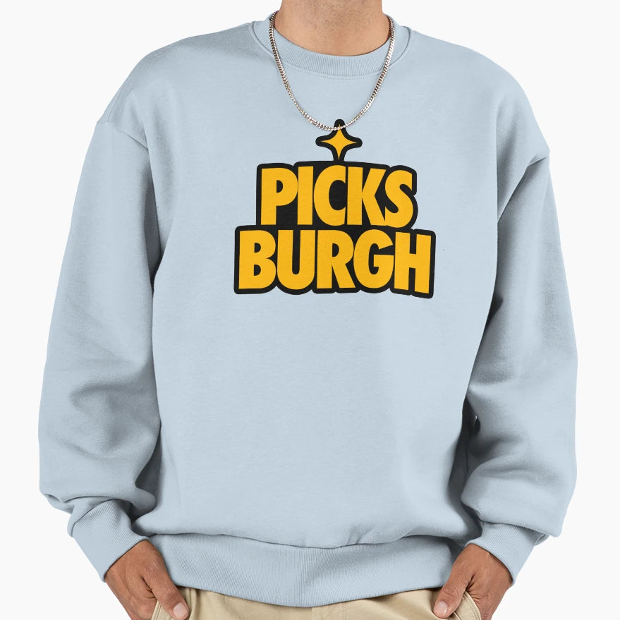 Picksburgh Original Sweatshirt - Graphic Print for Adults - T-Shirt, Sweatshirt, Hoodie