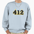 412 Pittsburgh Bridge Sweatshirt - Aesthetic Graphic Men Women - T-Shirt, Sweatshirt, Hoodie