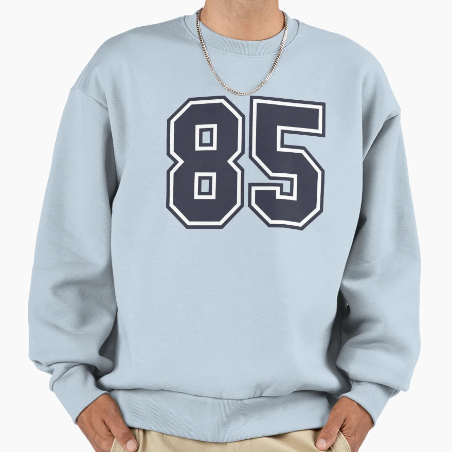 85 Sports Number Eighty Five Sweatshirt - Novelty Apparel Unisex - T-Shirt, Sweatshirt, Hoodie