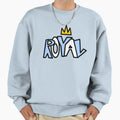 Royal Lettering Sweatshirt - Casual Everyday Wear Men Women - T-Shirt, Sweatshirt, Hoodie