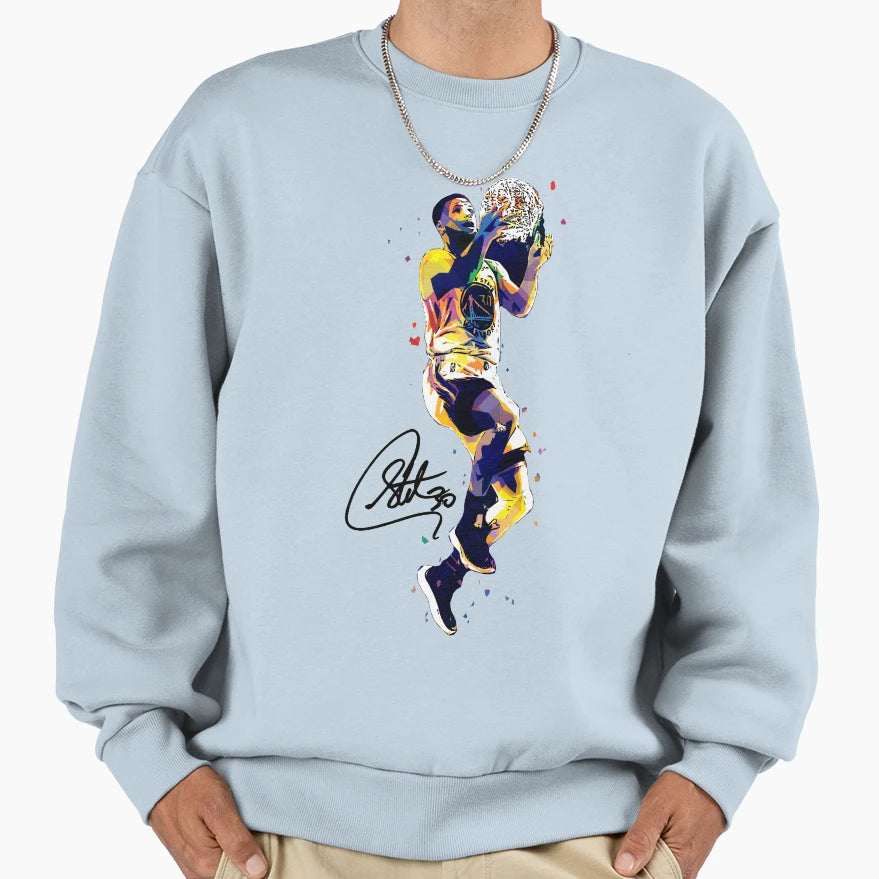 Stephen Curry Sweatshirt - Novelty Apparel for Adults - T-Shirt, Sweatshirt, Hoodie