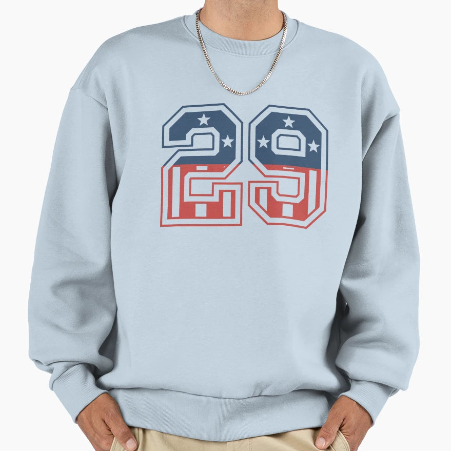 Number 29 Usa Sweatshirt - Casual Everyday Wear Unisex - T-Shirt, Sweatshirt, Hoodie