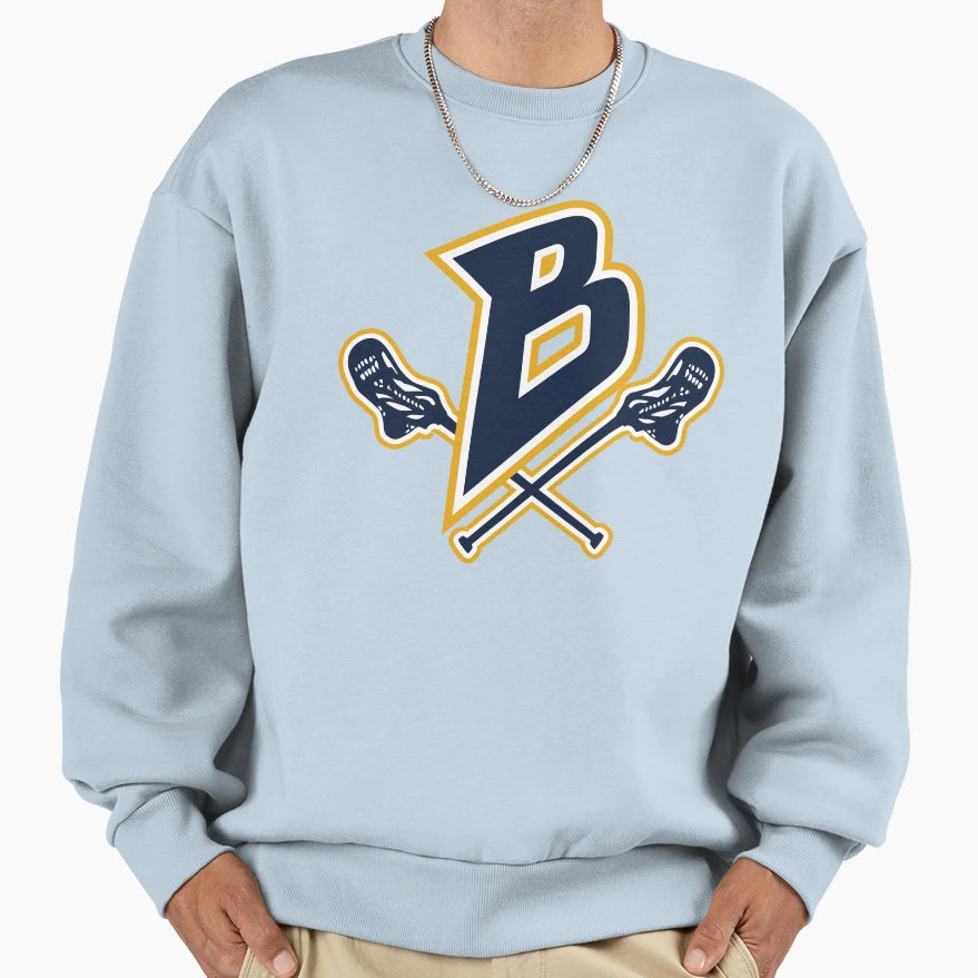Flying B Lax Sweatshirt - Minimalist Print for Adults - T-Shirt, Sweatshirt, Hoodie