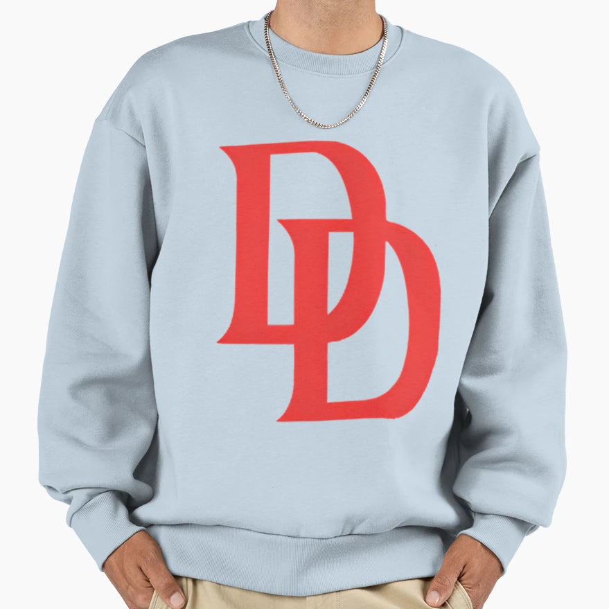 Daredevil Custom Logo Sweatshirt - Graphic Print for Adults - T-Shirt, Sweatshirt, Hoodie