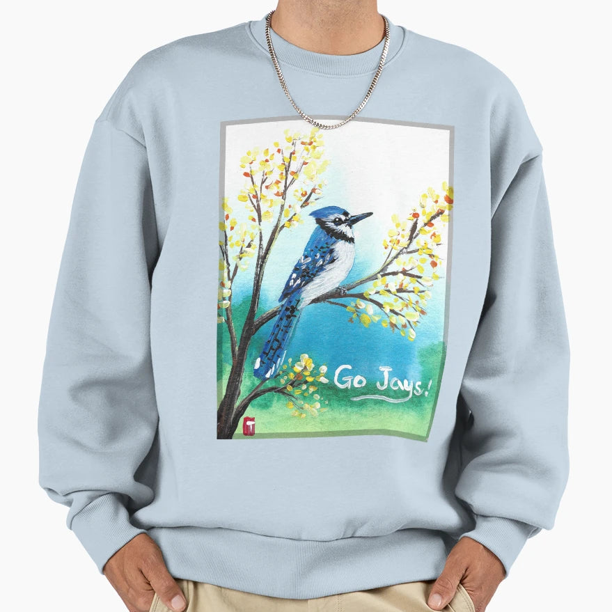 Blue Jay Sweatshirt - Casual Everyday Wear for Adults - T-Shirt, Sweatshirt, Hoodie