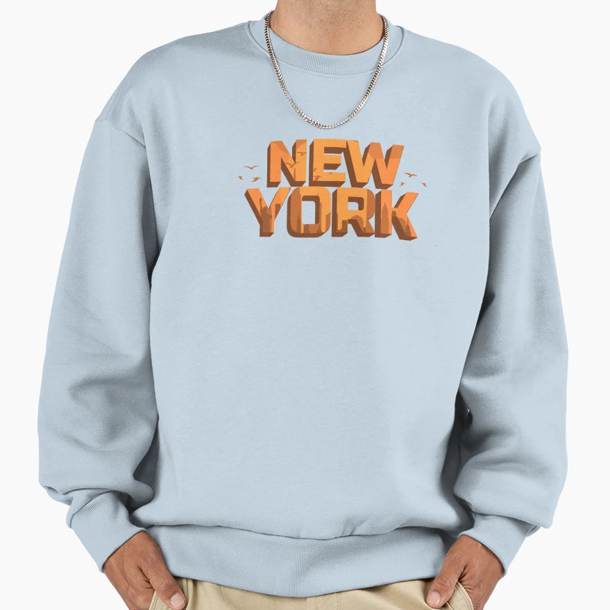 New York Sweatshirt - Custom Art Print Unisex - T-Shirt, Sweatshirt, Hoodie