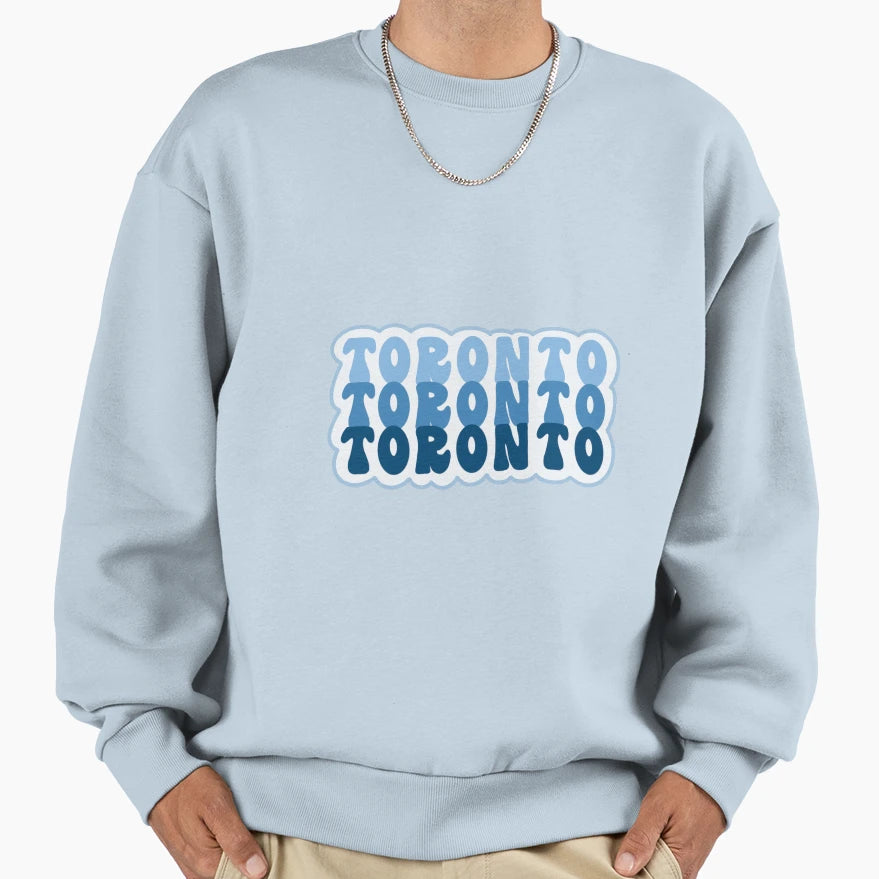 Toronto Blues Sweatshirt - Minimalist Print Men Women - T-Shirt, Sweatshirt, Hoodie