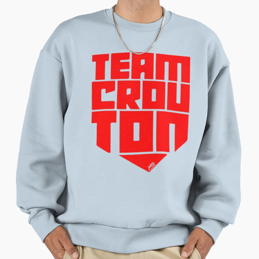 Team Crouton Classique Sweatshirt - Minimalist Print for Adults - T-Shirt, Sweatshirt, Hoodie