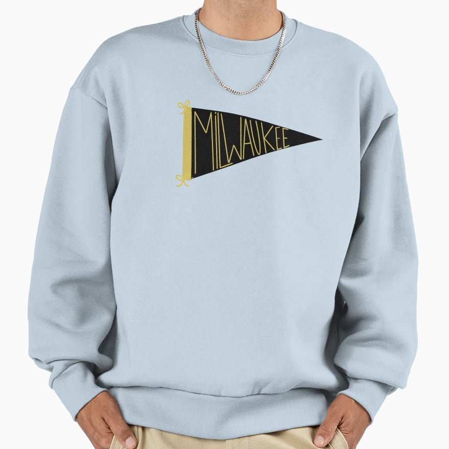 Uw Mke Pendant Sweatshirt - Unique Graphic for Adults - T-Shirt, Sweatshirt, Hoodie